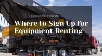 Where to Sign Up for Equipment Renting